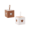 BOITE KRAFT COEUR AVANA ou BLANC