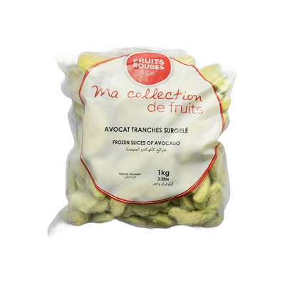 AVOCAT TRANCHE SURGELE 1KG F.ROUGES