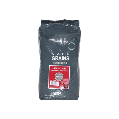 CAFE GRAINS 70% ROBUSTA 30% ARABICA 1KG