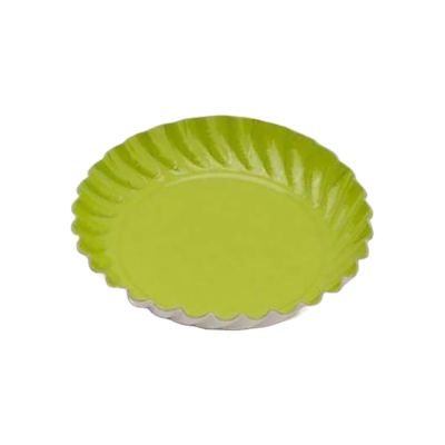 ASSIETTE SAV. RONDE  VERT ANIS 88MN/ 100