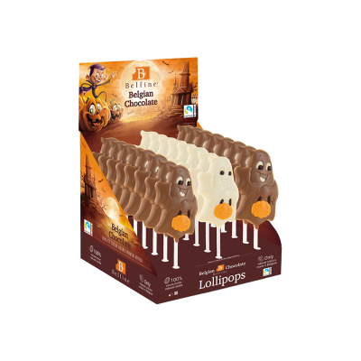 SUCETTE CHOCOLAT FANTOME  X24 PCS