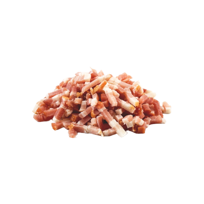 LARDON CRU FUME 5X5 X25  SACHET 1 KILO