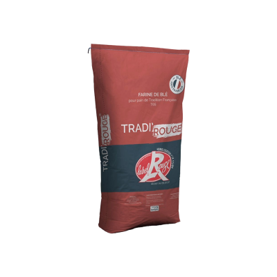 FARINE TRADITION ROUGE T65 25KG PLANCHOT