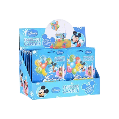 BOUGIE MUSICALE BALLONS DISNEY.