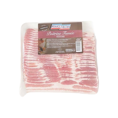 POITRINE FUMEE TRANCHES 500G