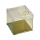 CUBE TRANSP 78X78X76+FOND OR PT E.T.N.A.