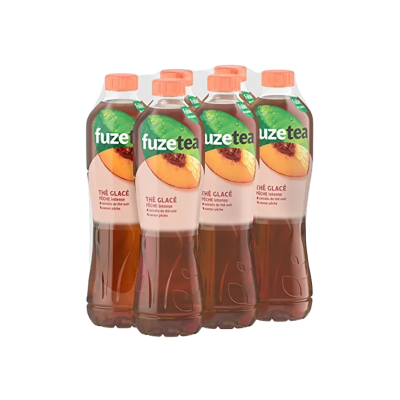 FUZETEA PECHE PET 1.25L PACK 6