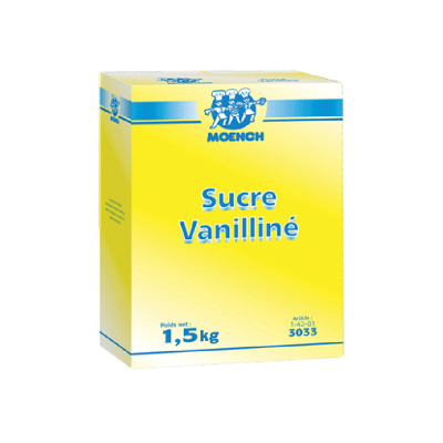 SUCRE VANILLINE BOITE 1.5 KG MOENCH.