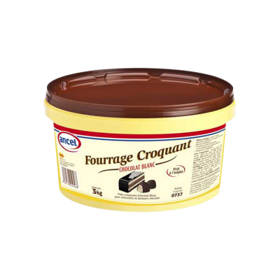 FOURRAGE CROQUANT CHOCOLAT BLANC 3KG