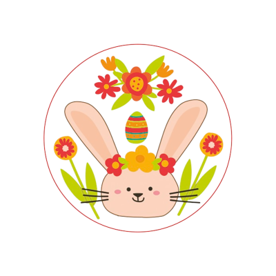 BTE  RONDE PVC+COUV ZINC+LAPIN CHOCOLAT.