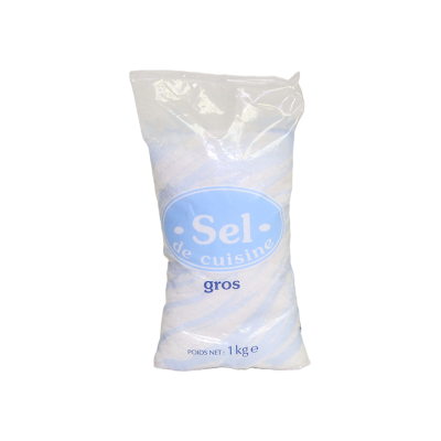 SEL GROS LA TABLEE SACHET 1 KILO SALINS