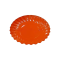 ASSIETTE SAV. RONDE ORANGE 88MNS/100