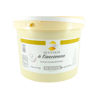 MOUTARDE ANCIENNE SEAU 5KG CHARBONNEAUX
