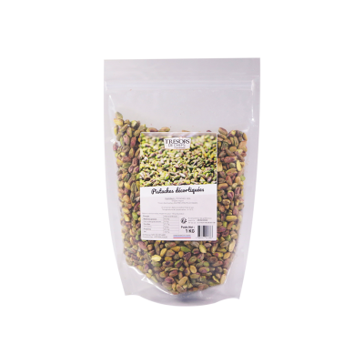PISTACHES DECORTIQUEES SACHET 1 KG TDCP