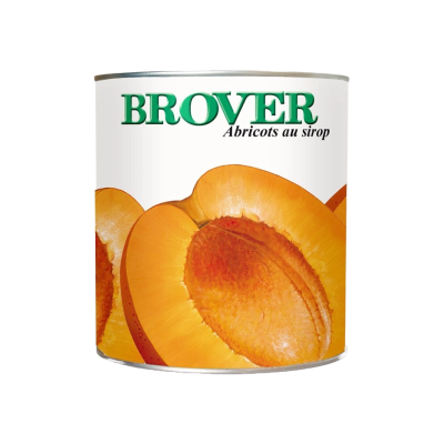 ABRICOTS SIROP BOITE 4/4  BROUSSE.