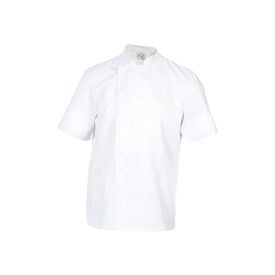 VESTE MADRAS BLANCHE MANCHE COURTE T3