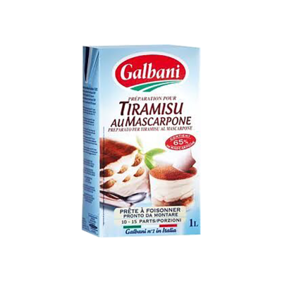 TIRAMISU MASCARPONE LITRE GALBANI.