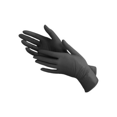 GANT NITRILE NOIR TAILLE S  BTE 100 CPR