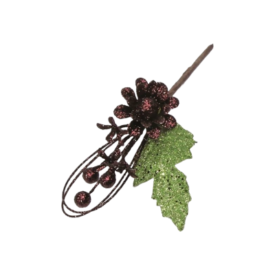 PIQUET FLEUR PERLE HT12CMS LA PIECE