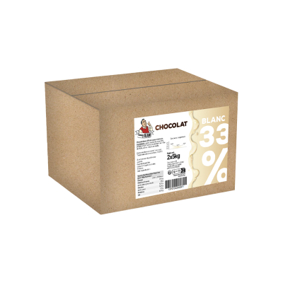 COUV BLANC 33% 2x5KG FDJEAN