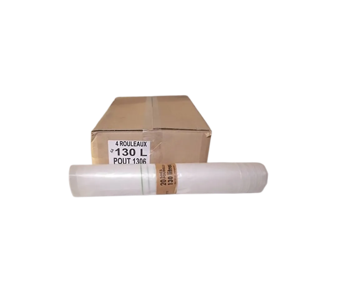 SACS POUBELLES TRANSP 130L 50ï¿½ PQ 25 CPR